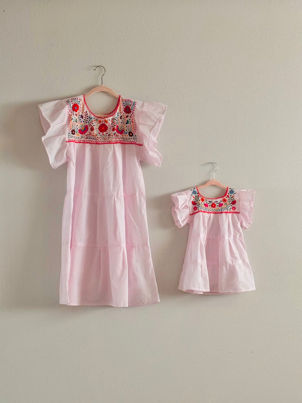 Girls Vestido Chanel in Light Pink
